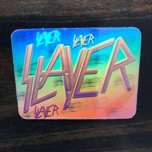 Rockcards Rock Cards Hologram Slayer Band Sticker
